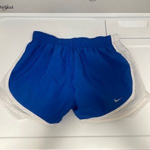 Blue Nike running shorts size Large